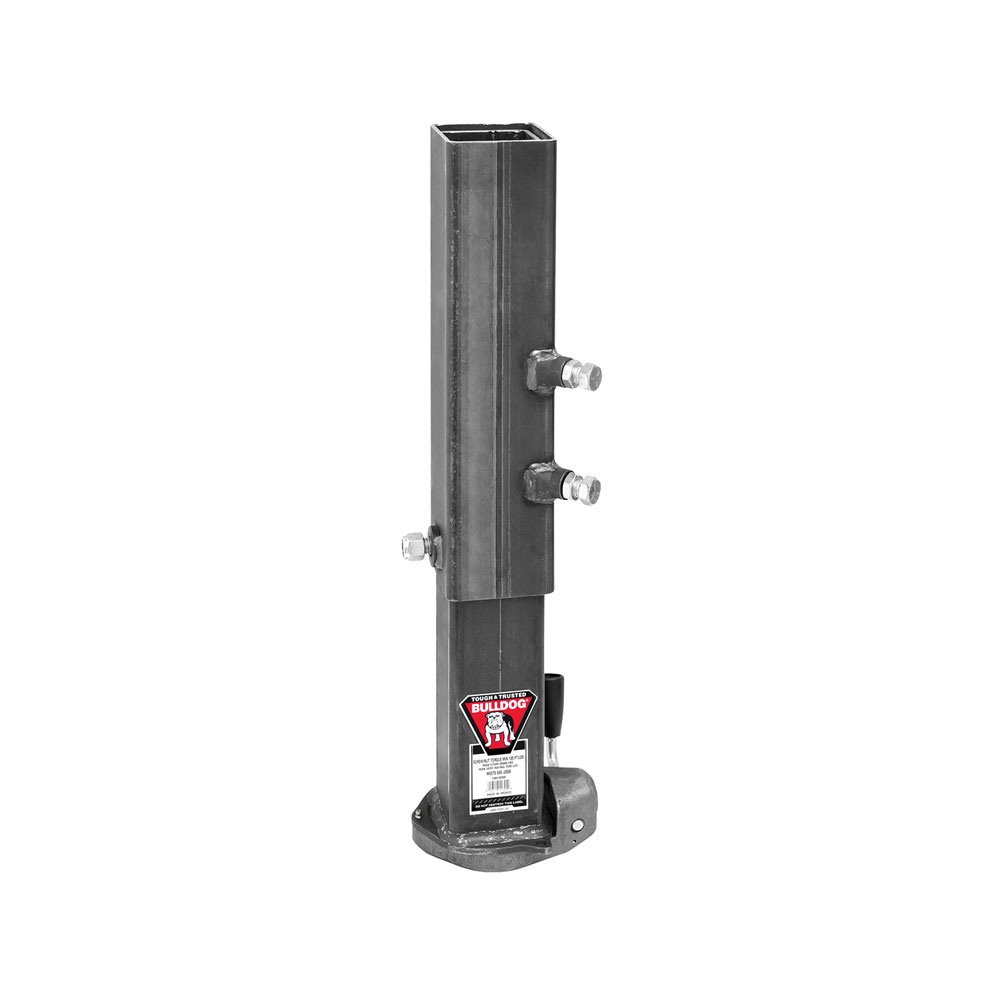 Bulldog 25K BX1 Square Gooseneck Trailer Coupler Adjustable 4.5" Outer Tube Bundle