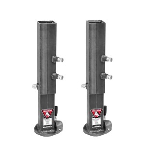 Bulldog BX1 25K Square Gooseneck Coupler 4.5" Outer Tube Adjustable