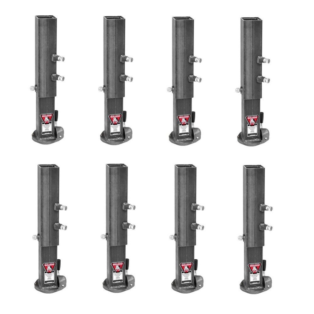 Bulldog 25K BX1 Square Gooseneck Trailer Coupler Adjustable 4.5" Outer Tube Bundle