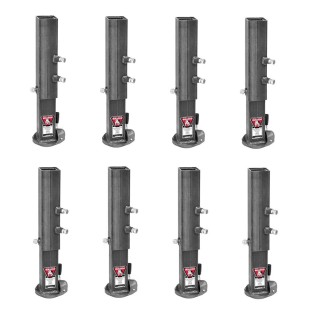 Bulldog 25K BX1 Square Gooseneck Trailer Coupler Adjustable 4.5" Outer Tube Bundle