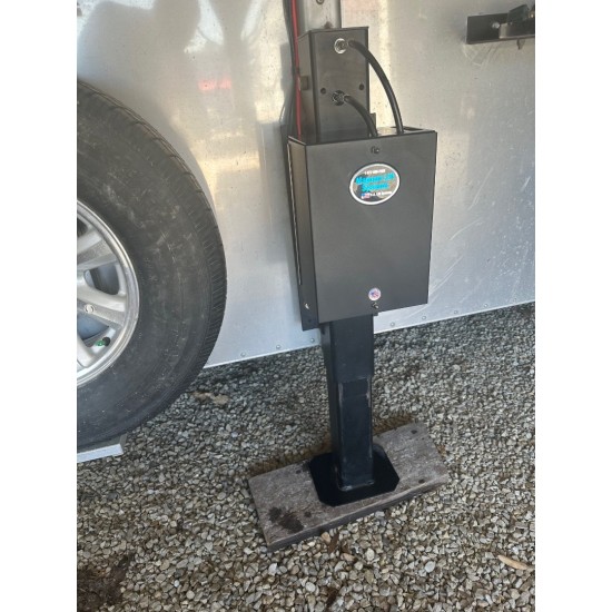 Magnum Lift Systems dual-leg hydraulic landing gear with single pump, 24,000 lb capacity trailer lift