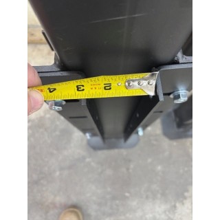 Magnum Lift Systems hydraulic single-leg landing gear jack, 12,000 lb capacity, 24-inch stroke, frame mount