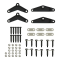 Lippert Triple Axle Suspension Kit, 1.75" Tube, 3,500 lb Leaf Springs (24-7/8"), Long Equalizer, Hangers & Hardware