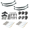 Lippert Tandem Axle Suspension Kit, 3,500 lb, 24″ Leaf Springs (2,500 lb Each), 1.75″ Tube