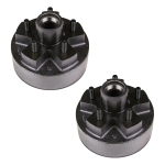 Lippert 7 inch trailer brake hub pair for 2,200 lb axles 5 on 4.5 inch pattern