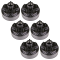 Lippert 7 x 1.25 Electric Trailer Brake and Hub Kit, 5 on 4.5 Bolt Pattern, 2200 lb, Triple Axle – 6 Brakes & 6 Hubs