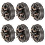 lippert 10 inch electric brake and bare hub drum kit triple axle dexter compatible