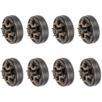 lippert 10 inch manual-adjust electric brake and bare hub kit quad axle dexter alko rockwell