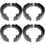 Lippert 10x2.25 Manual Electric Brake Shoe & Lining Replacement Kit 4-Pack for Tandem Axle
