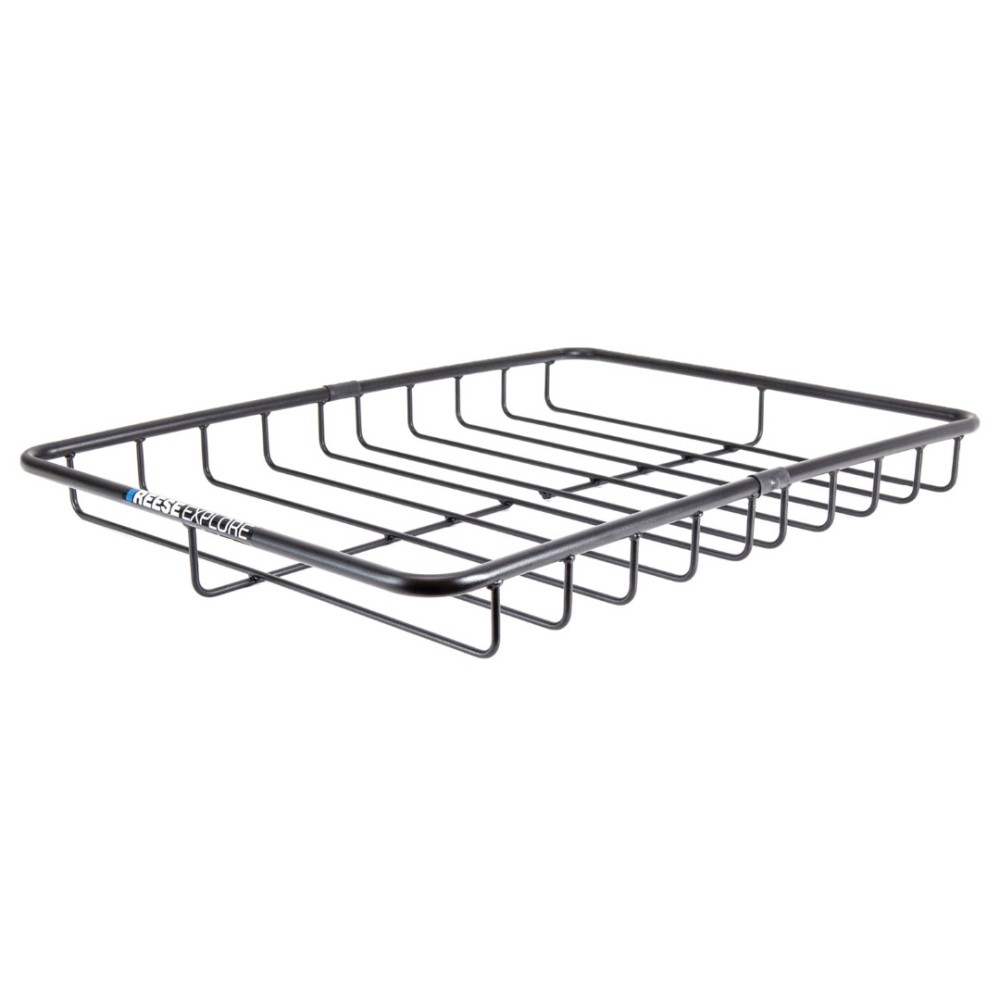 Reese 37x26 Low Profile Roof Cargo Basket with Bungee Net for Cross Bars