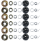 Lippert Triple Axle 7 x 1.25 2,200-lb Electric Brake and Hub Kit 5 on 4.5 for Dexter Alko