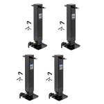 Pro Series 4x 12K Square Trailer Jack with Sidewind Handle and Drop Leg Spring Return - 12,000 lbs Capacity Pro Series 4x 12K Square Trailer Jack with Sidewind Handle and Drop Leg Spring Return - 12,000 lbs Capacity