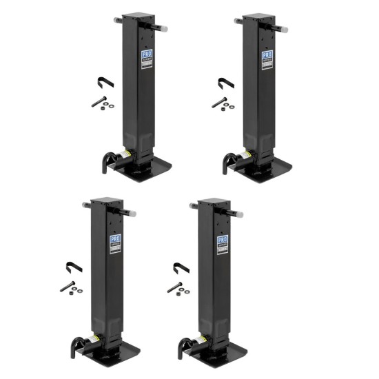 Pro Series 4x 12K Square Trailer Jack with Sidewind Handle and Drop Leg Spring Return - 12,000 lbs Capacity Pro Series 4x 12K Square Trailer Jack with Sidewind Handle and Drop Leg Spring Return - 12,000 lbs Capacity