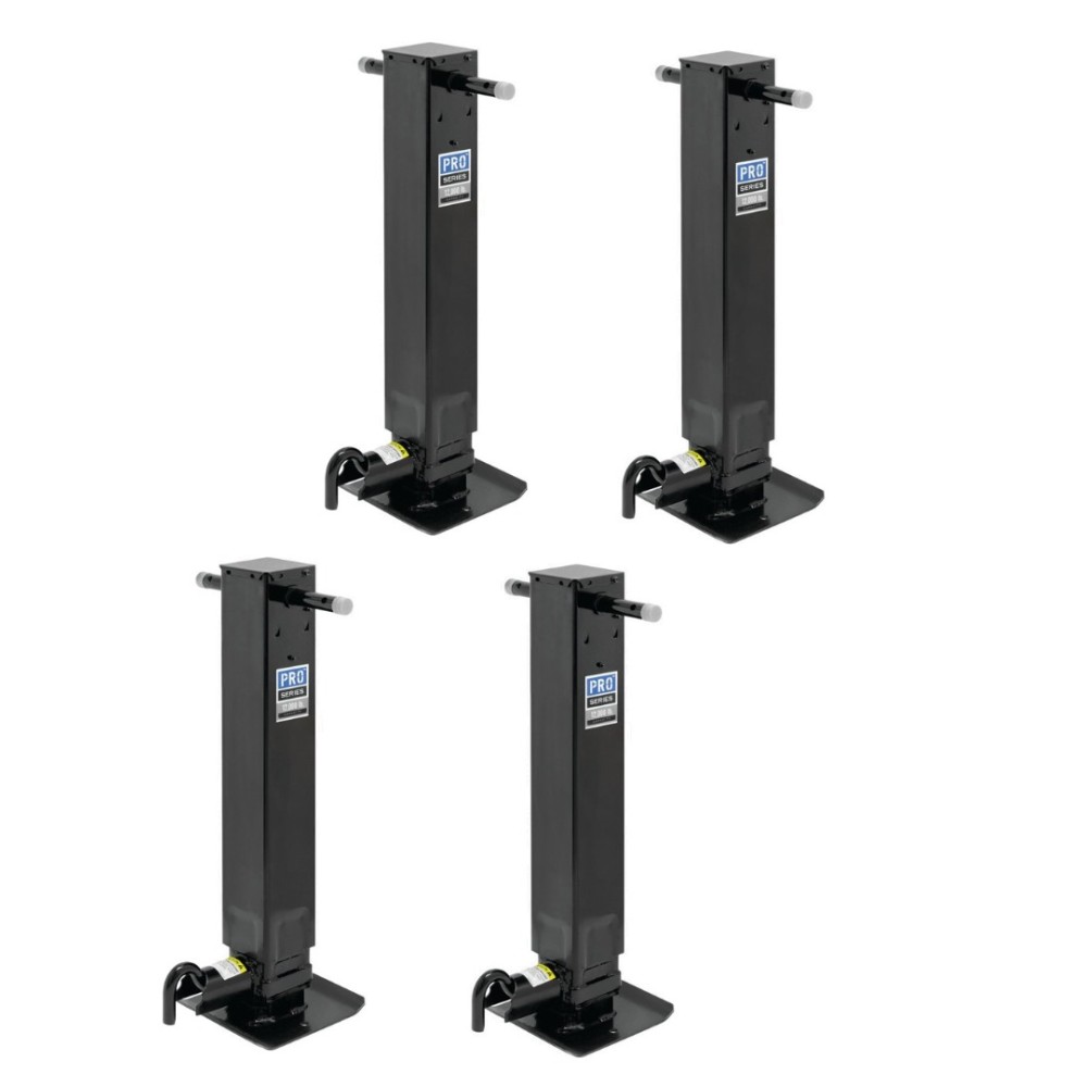 Pro Series 12K Square Trailer Jack, Heavy-Duty, 26" Lift, Non-Spring Return