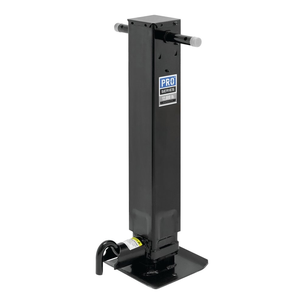 Pro Series 12K Square Trailer Jack, Heavy-Duty, 26" Lift, Non-Spring Return