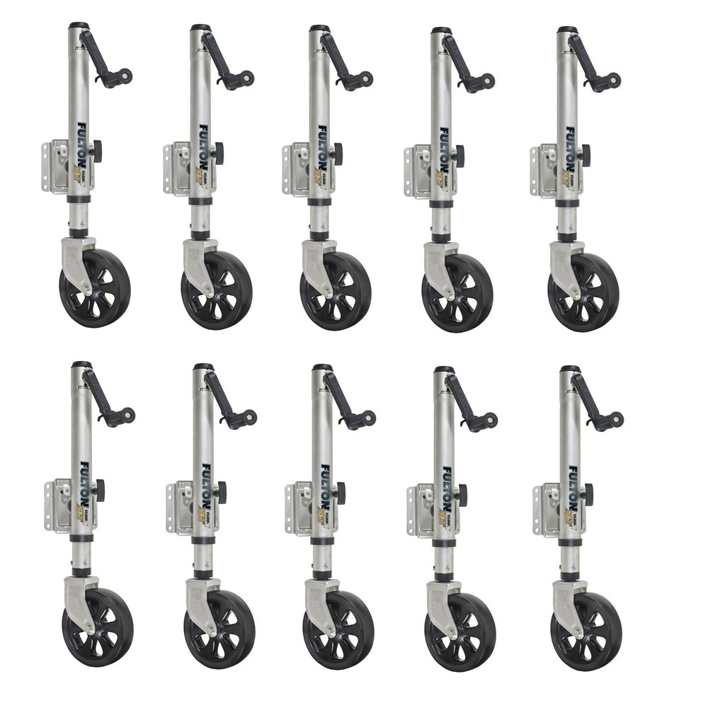 Fulton 1.5K XLT Marine Trailer Jack Bundle with Sidewind and TruTurn 360