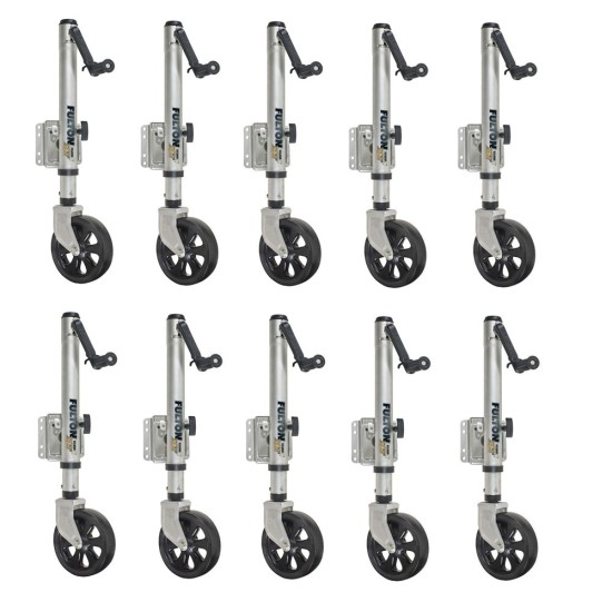 Fulton 1.5K XLT Marine Trailer Jack Bundle with Sidewind and TruTurn 360