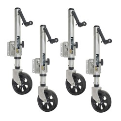 Fulton 4x 1.5K XLT Swivel Trailer Jack w/ Sidewind Handle and TruTurn 360 Degrees Fulton 4x 1.5K XLT Swivel Trailer Jack w/ Sidewind Handle and TruTurn 360 Degrees