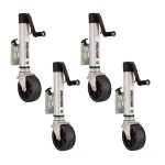 Fulton 4x F2 1,600 lb Weld-On Trailer Jack with 8" Wide Wheel Fulton 1.6K F2 Marine Trailer Jack with 8" Wheel for 3x5 Frame (4-Pack)