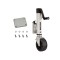 Fulton F2 1600 lb Trailer Jack Bundle – Weld-On, 10" Travel, 8" Wheel Fulton F2 1.6K Marine Trailer Jack with 8-Inch Wheel Weld-On Mount – 2 Pack