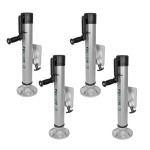 Fulton F2 2K Marine Trailer Jacks with Swivel Footplate – 4-Pack for Utility Trailers