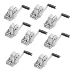 Fulton 8x 900 lb Single-Speed Trailer Winch Set – Strap & Rope Compatible Fulton 900 lb trailer winch with 7-inch crank handle, strap and rope compatible, 8-pack