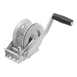 Fulton 4-Pack 1.3K Marine Trailer Winch 8in Manual Handle Fulton 4-pack 1,300 lb marine trailer winches with 8in manual handle, silver finish