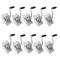 Fulton 10-Pack 1,500 lb Single-Speed Trailer Winch with 8-inch Handle, Zinc Finish, No Strap