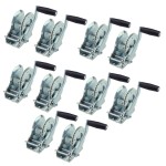 Fulton 1.5K Marine Trailer Winch 10-Pack w/ 8" Crank Handle and Strap or Rope