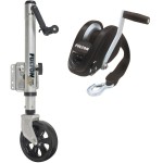 Fulton XLT Boat Trailer Winch Single-Speed 1800 lbs + Fulton XLT Trailer Jack Sharkskin Saltwater Tested 1500 lbs 5 Year Warranty + Hardware Bolt-On Side Mount Fulton XLT Boat Trailer Winch Single-Speed 1800 lbs + Fulton XLT Trailer Jack Sharkskin Saltwater Tested 1500 lbs 5 Year Warranty + Hardware Bolt-On Side Mount