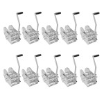 Fulton 3.2K Two-Speed Trailer Winch with 10" Handle, No Strap – 10 Pack