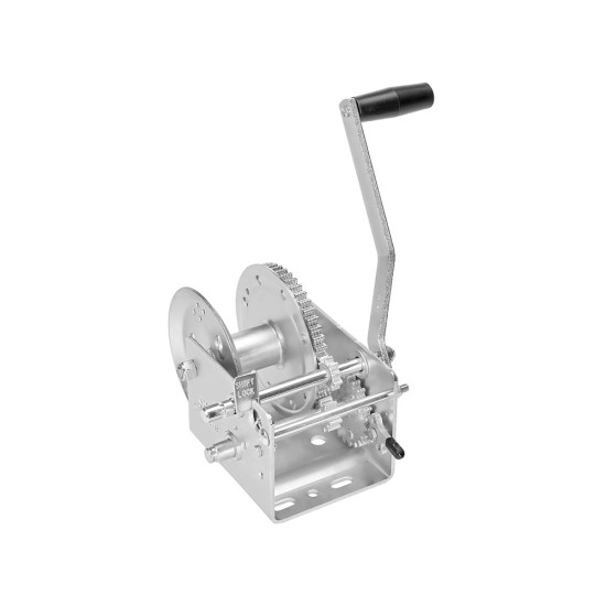 Fulton 3,200 lb Dual-Speed Winch, 10" Handle, No Strap – 10x Bundle Fulton 3.2K Two-Speed Trailer Winch with 10" Handle, No Strap – 10 Pack