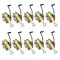 Fulton 3.2K Two-Speed Heavy Duty Trailer Winch with Strap and Handle – 10 Pack