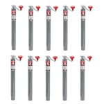 Bulldog 2K Round A-Frame Trailer Jacks - 10 Inch Lift, Topwind, Weld-On (10-Pack) Bulldog 2K Round A-Frame Trailer Jack Set with 10" Lift and Topwind Handle