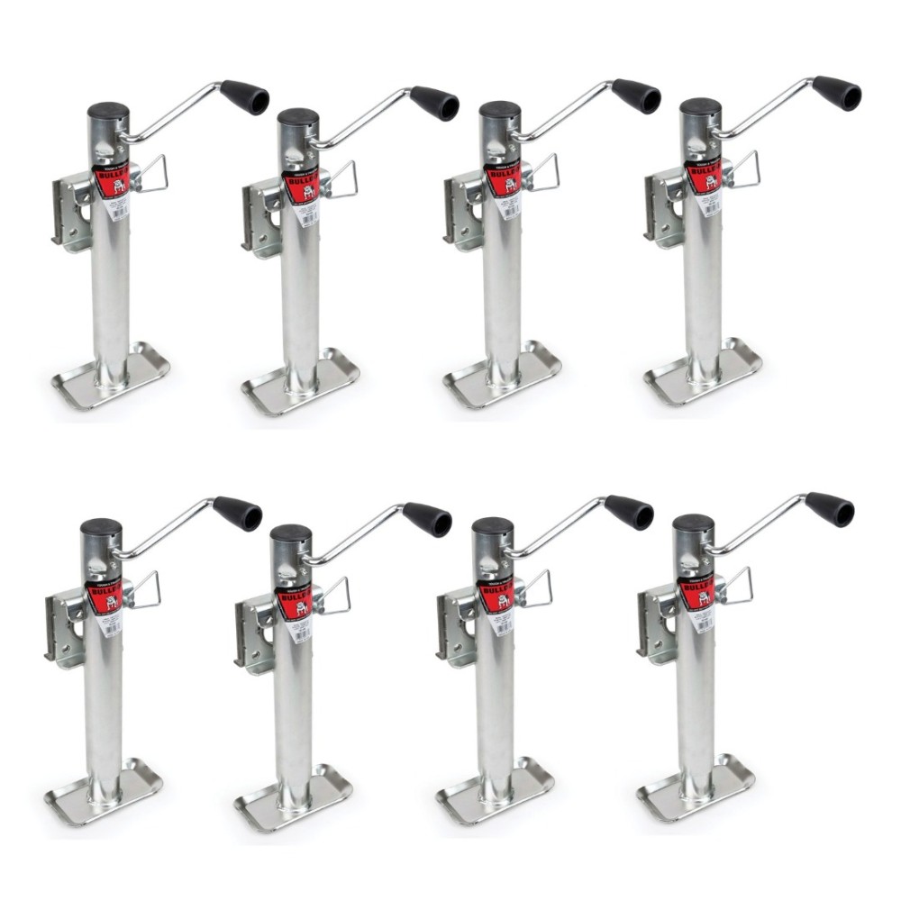Bulldog 2K Snap Ring Swivel Trailer Jacks 10 Inch Sidewind 10-Pack Bulldog 2K Snap Ring Swivel Trailer Jack 10 Inch Sidewind 10-Pack