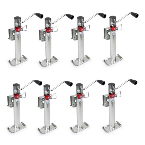 Bulldog 2K Snap Ring Swivel Trailer Jacks 10 Inch Sidewind 10-Pack Bulldog 2K Snap Ring Swivel Trailer Jack 10 Inch Sidewind 10-Pack