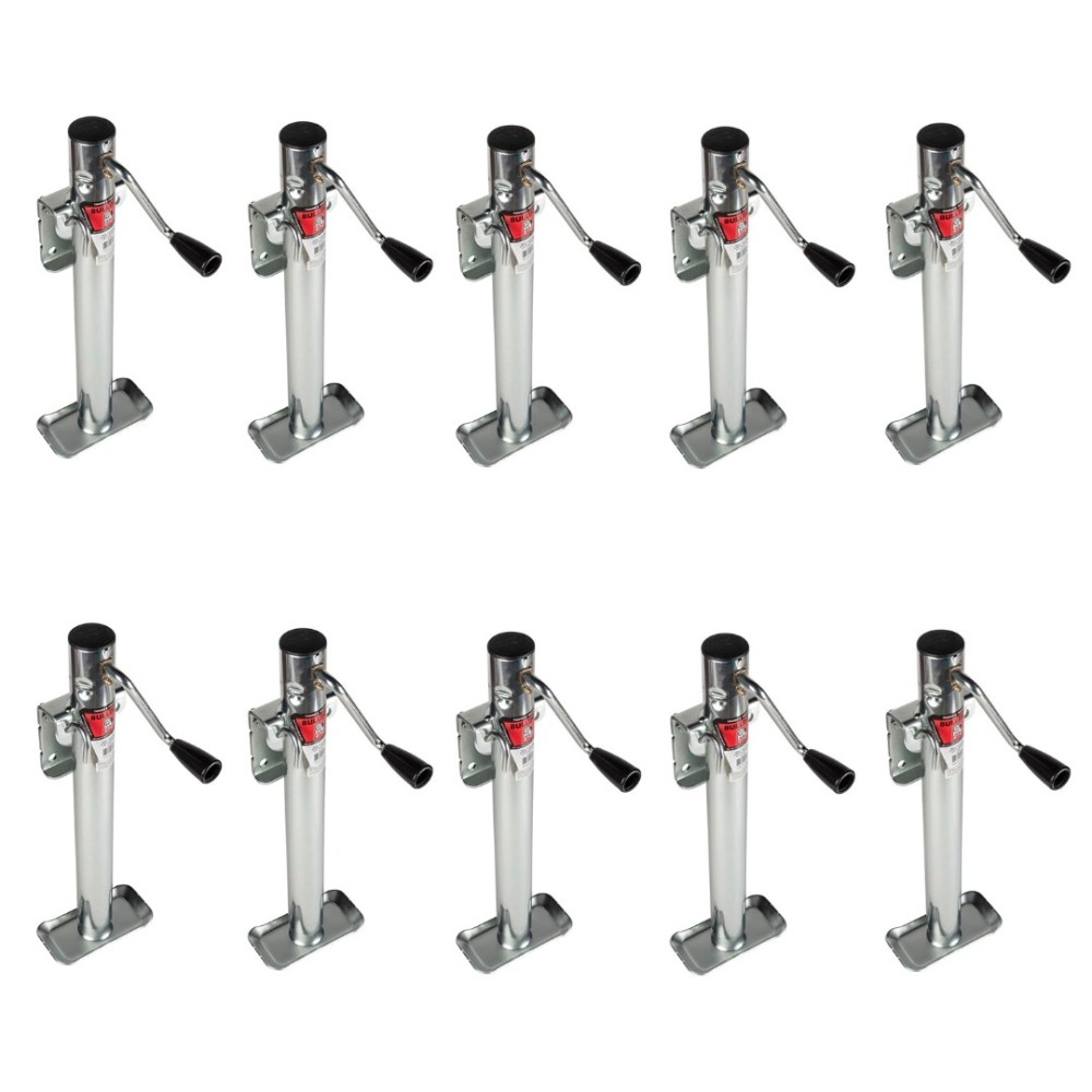 Bulldog 2K snap ring swivel trailer jack 15″ sidewind corrosion-resistant zinc plated