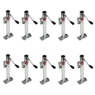 Bulldog 2K snap ring swivel trailer jack 15″ sidewind corrosion-resistant zinc plated