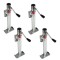 Bulldog 2,000 lb sidewind snap ring swivel trailer jack 15″ lift corrosion resistant