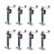 Bulldog 8-Pack 2K Topwind Snap Ring Swivel Trailer Jack with Footplate