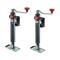 Bulldog 2 000 lb Topwind Swivel Trailer Jack 10-inch Lift Footplate 2-Pack