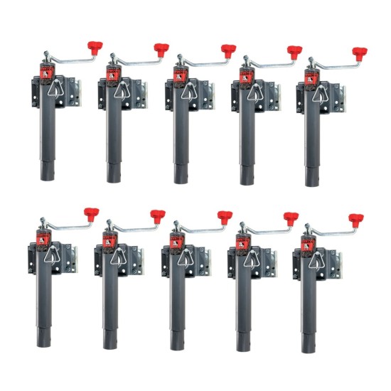 Bulldog 2K Snap Ring Swivel Trailer Jack 10″ Lift Bolt-On Topwind Bulldog 2K Snap Ring Swivel Trailer Jack 10″ Lift Bolt-On Topwind – Set of 10