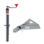 Bulldog 2,000 lb Round A‑Frame Topwind Trailer Jack & 12.5K Collar‑Lok™ Coupler Bulldog 2000 lb Round A‑Frame Topwind Trailer Jack with 12.5K Collar‑Lok™ Coupler for 2‑5/16″ Ball