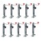 Bulldog 10-Pack 2,000 lb Round Swivel Trailer Jack 10″ Topwind Bulldog 10-Pack 2K Round Pipe Mount Swivel Trailer Jack 10 Inch Topwind