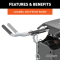 CURT Q20™ 20,000 lb 5th wheel hitch double jaw above-bed rails CURT Q20™ 5th wheel hitch 20K GTW double jaw fixed above-bed rails