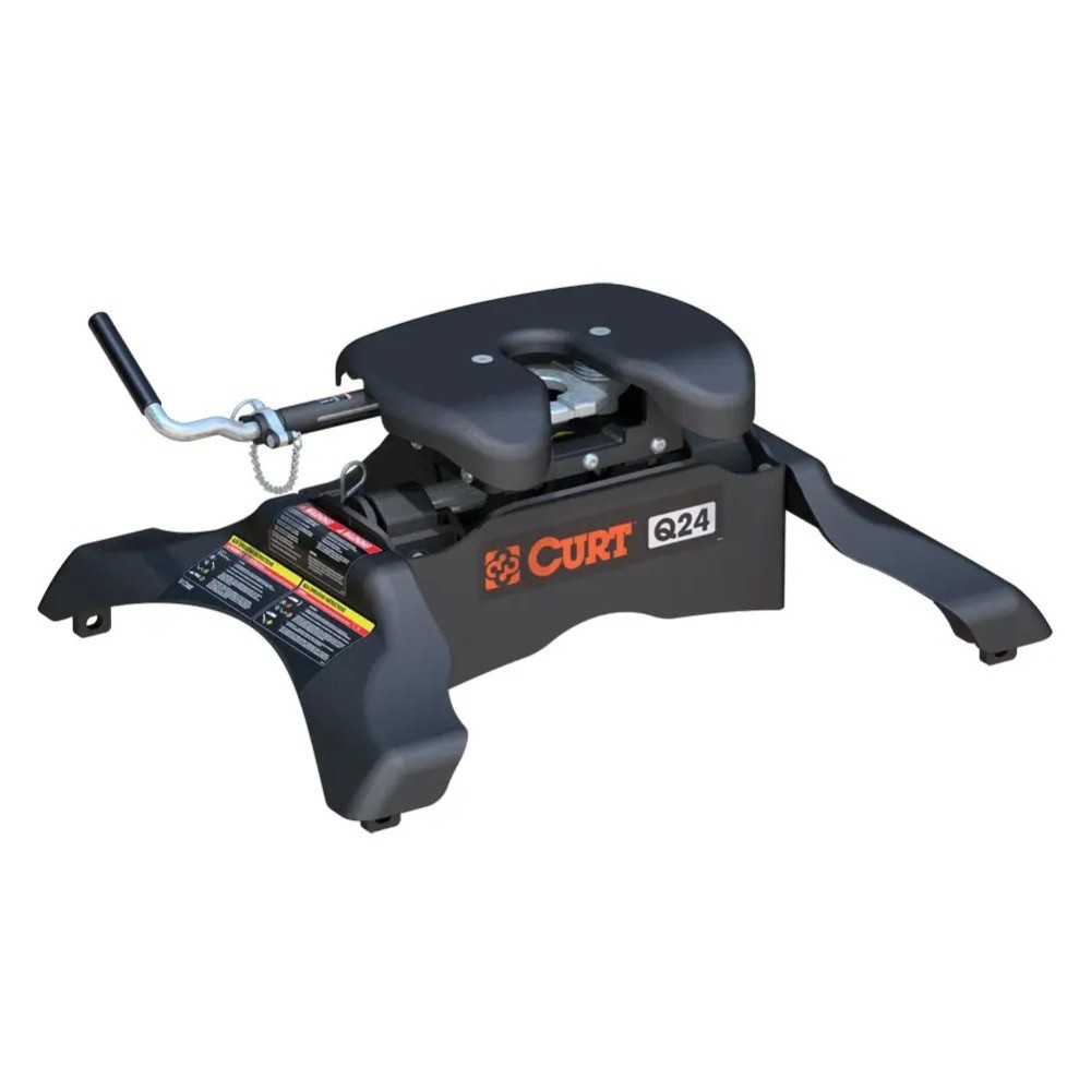 CURT Q24 5th Wheel Hitch 24K GTW Dual Jaw with Spherical Axial Bearing