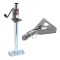 Bulldog 750 lb A-Frame Trailer Jack with Bracket Disc Foot and 7K Collar-Lok Coupler for 2-inch Ball