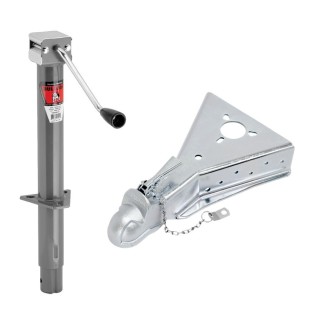 Bulldog A-Frame Trailer Jack 5K with 15K Coupler for 2-5/16" Ball Bulldog A-Frame Trailer Jack 5K with 15K Coupler for 2-5/16" Ball