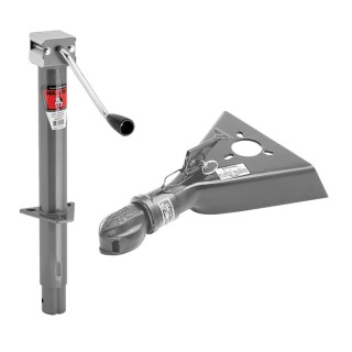 Bulldog 5K Trailer Jack & 15K Coupler A-Frame Bundle Bulldog 5K A-Frame Trailer Jack with 15K Collar-Lok Coupler for 2-5/16" Ball
