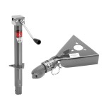 Bulldog 5K A-Frame Jack & 5K Collar-Lok Coupler Bundle Bulldog 5K A-Frame Sidewind Trailer Jack with 5K Collar-Lok™ Coupler for 2″ Ball